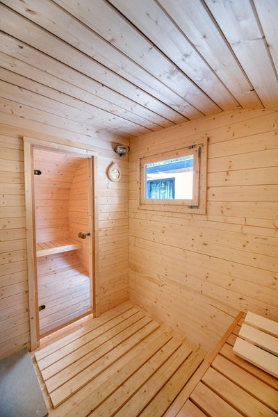 Sauna Oval | 28/42 mm | onbehandeld Tuindeco