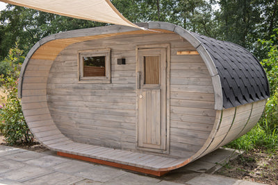 Sauna Oval | 28/42 mm | onbehandeld Tuindeco