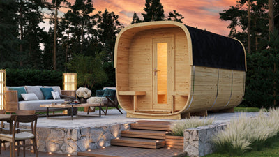 Sauna cube Rovaniemi 390 cm | 42 mm | onbehandeld Tuindeco