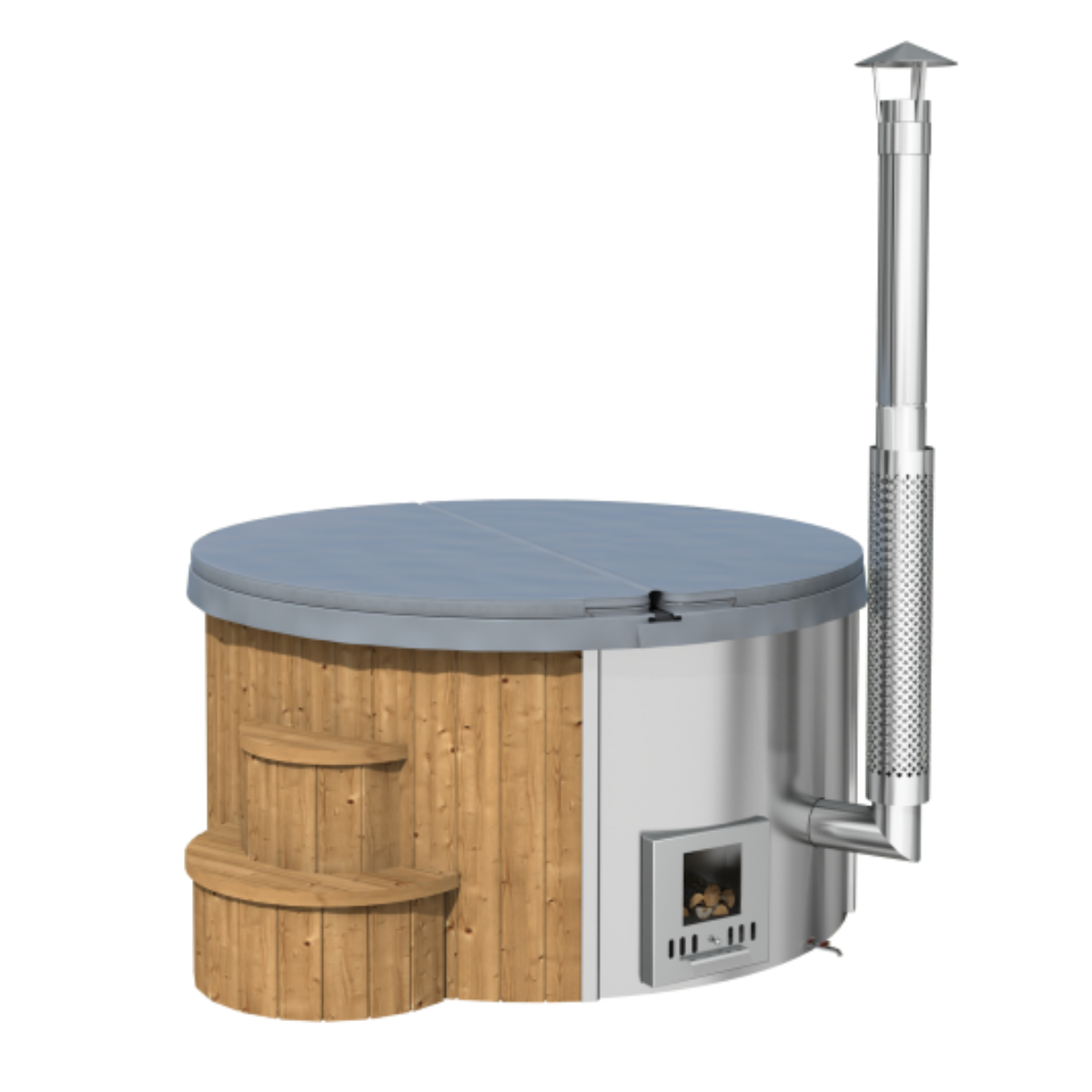 Hottub deluxe Thermowood 200 cm Tuindeco