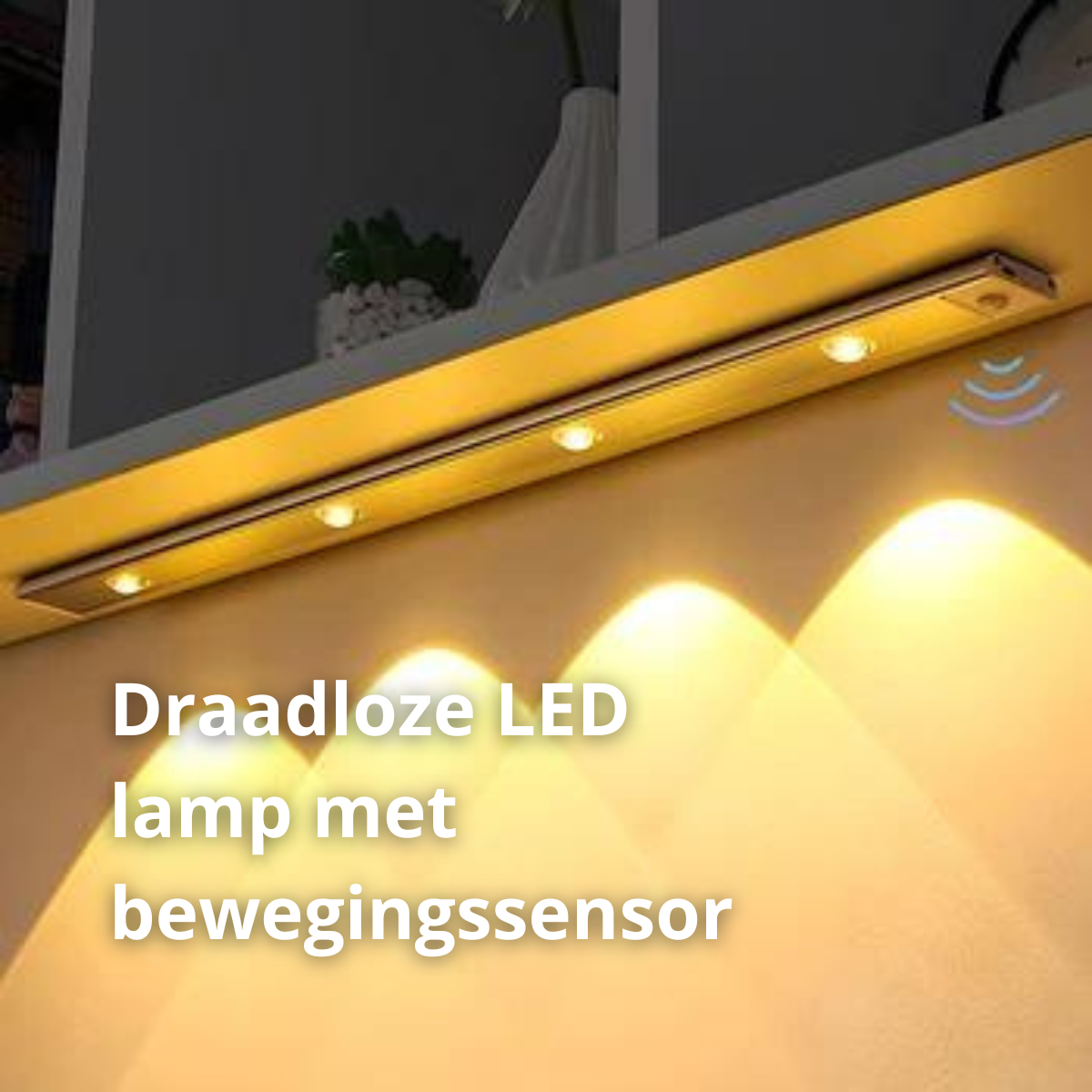 Draadloze LED-lamp met bewegingssensor 1 stuk