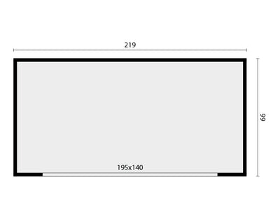 Douglas Container berging Linna | 219 x 99 x 174 cm | Tuindeco