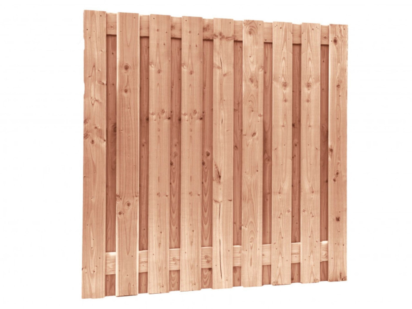 Redwood schuttingscherm, 17 planks, verticaal, alle formaten